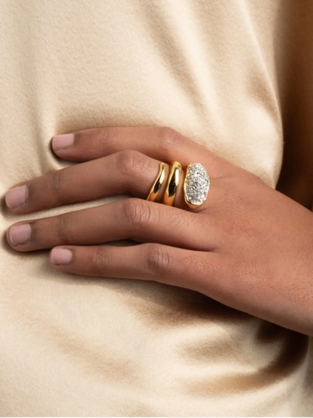 Alexis Bittar molten 14k